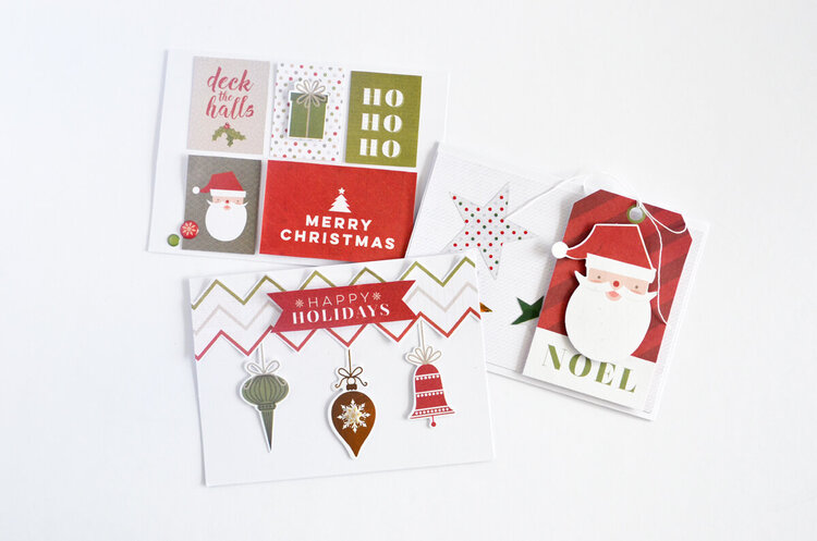 Cards using Yuletide *Jot Magazine/Pink Paislee*