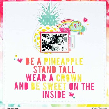 Be a Pineapple - Pink Paislee