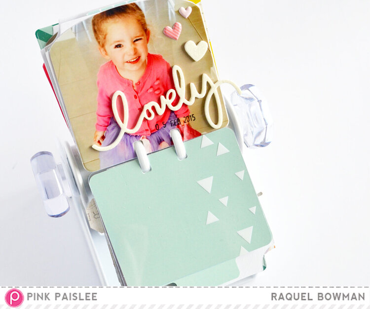 Heidi Swapp Memorydex Spinner &amp; Pink Paislee Memorandum