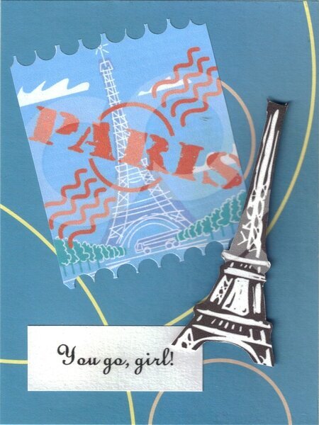 You Go, Girl! Travel-themed card challenge