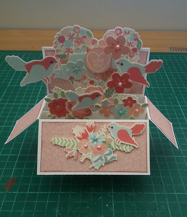 pop up box card