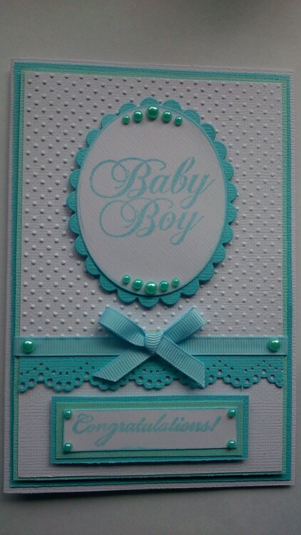 Baby Boy card