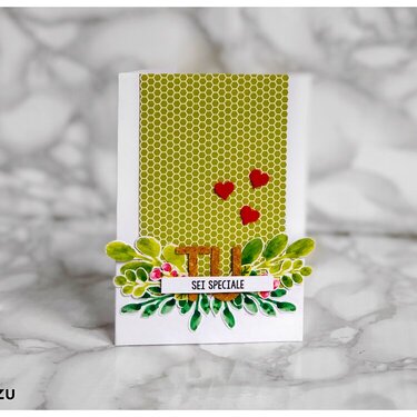 You are special handmade floral card