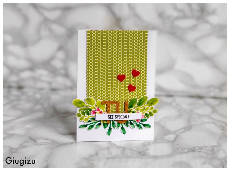 You are special handmade floral card