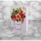 Flower jar card+ free template