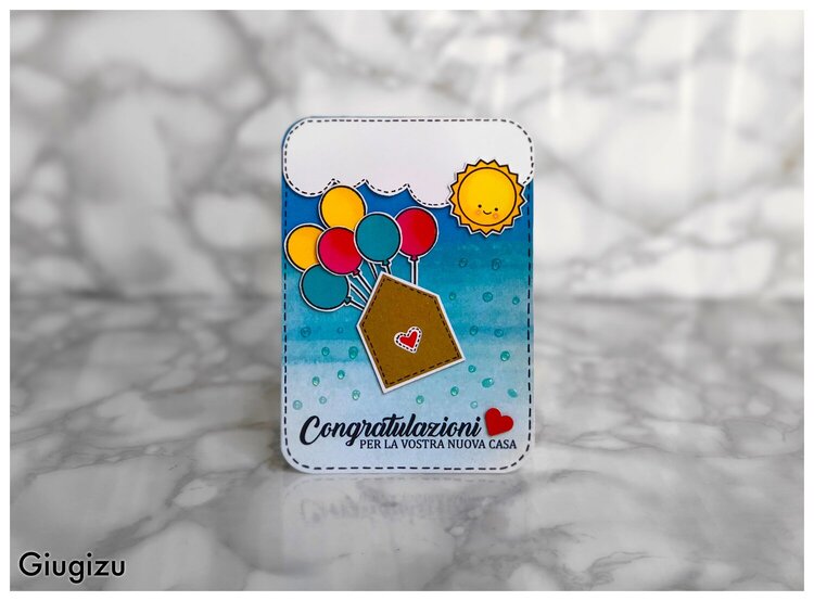 Congrats for your new house handmade card