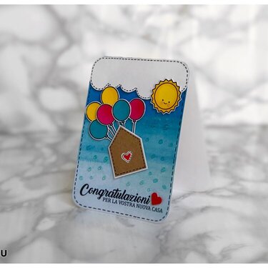 Congrats for your new house handmade card