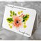Floral printable borthday card