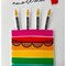 Doodle cake birthday card + free template