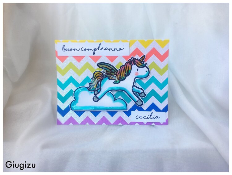 Handmade Unicorn Birthday Card