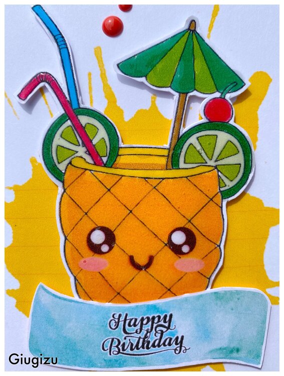 Summer themed birthday card