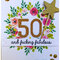 50 and fabulous birthday card