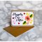 Handmade quick & easy Floral pocket wedding card + template