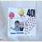 fake polaroid + custom made avatars birthday card