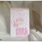 Little bunny baby girl birthday card