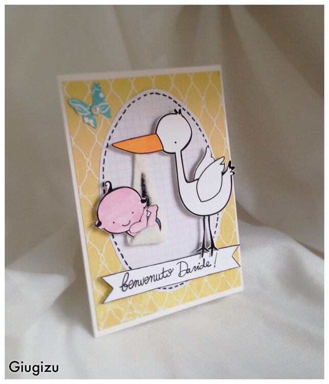 Welcome Baby Boy card