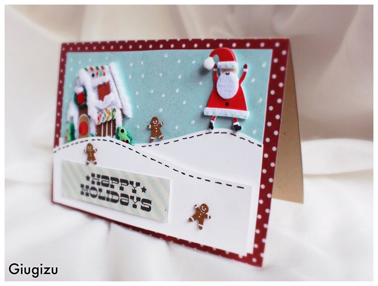 Christmas cards in serie