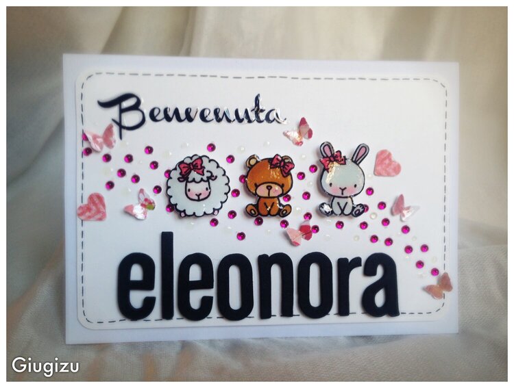 Welcome Eleonora (birth card)
