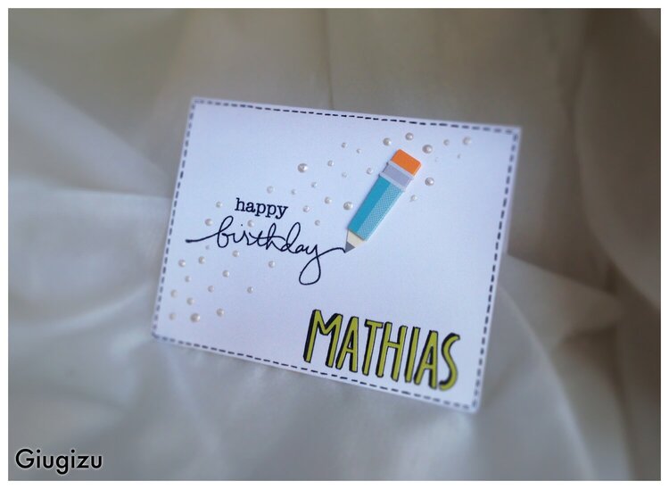 Mathias birthday card