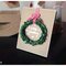 Boxwood wreath Christmas card