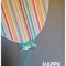 Flying Baloon Birthday Card