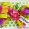 Bow and flower birthday card