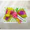 Bow and flower birthday card