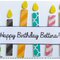 Candles birthday card