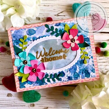 Welcome Home Floral Card