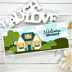 Welcome Home Slimline Card