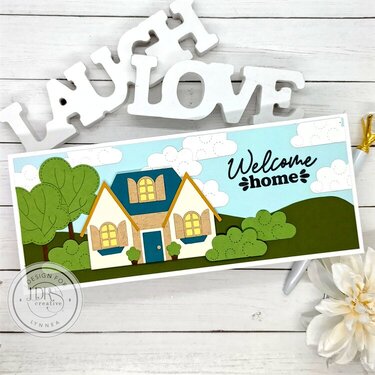 Welcome Home Slimline Card