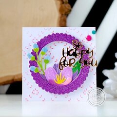 So Happy For You Floral Card