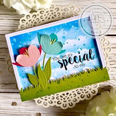 Floral Scene Card