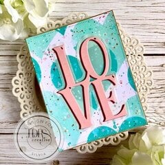 Pink and Green Love Card