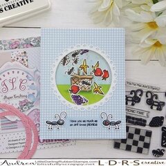 Picnic-themed Shaker Card