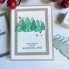 Walking in a Winter Wonderland Impress-ion Letterpress Card