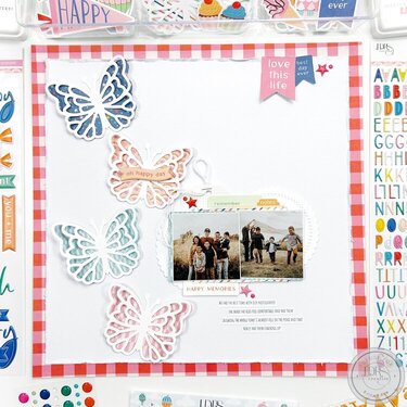 Summertime Scrapbook Page