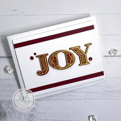 JOY Impress-ion Letterpress Card