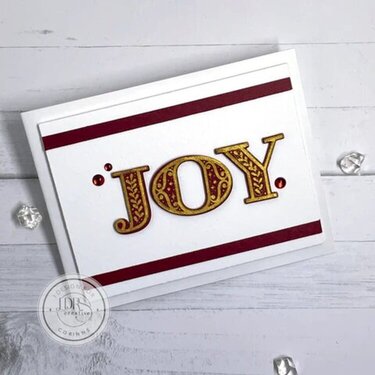 JOY Impress-ion Letterpress Card