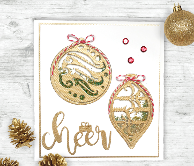 Ornament Shaker Card