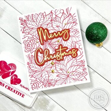 Merry Christmas Monochromatic Card