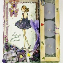 Love That Dress Card with Tea Light Gift