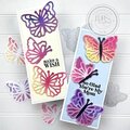 Colorful Butterflies Slimline Cards