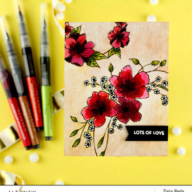 Floral Watercolor Card