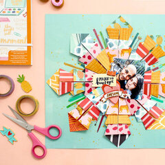 COLORFUL ORIGAMI LAYOUT