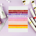 Colorful Stripes Card