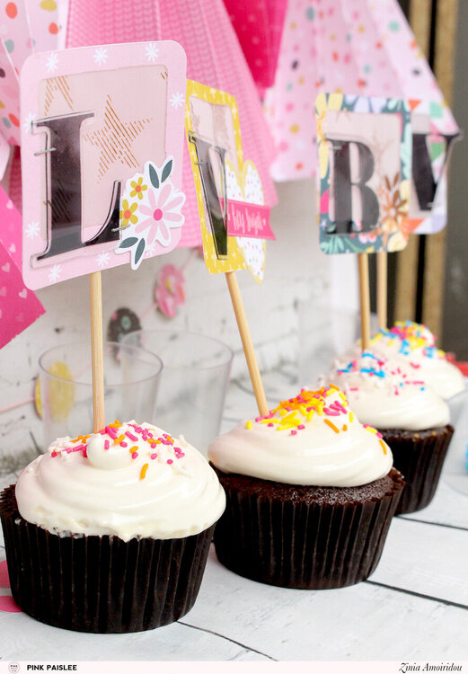Cupcake Toppers &amp; Party Garlands