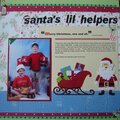 Santa's lil helpers * March Scrapbook stamping*