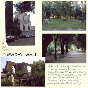Tuesday Walk Page 1