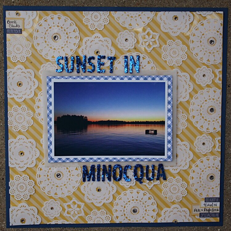 Sunset in Minocqua